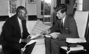 Ambasader Birhanu Dinka with Presidanet Kenidi- By Henok Bahirehasab