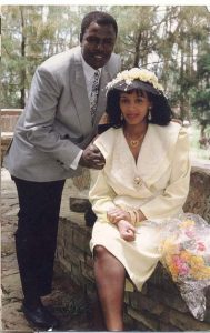 Niguse Gebire with his wife Yetmwork JakamaKelo